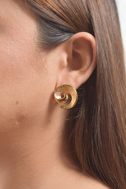 Aretes Caracolitos