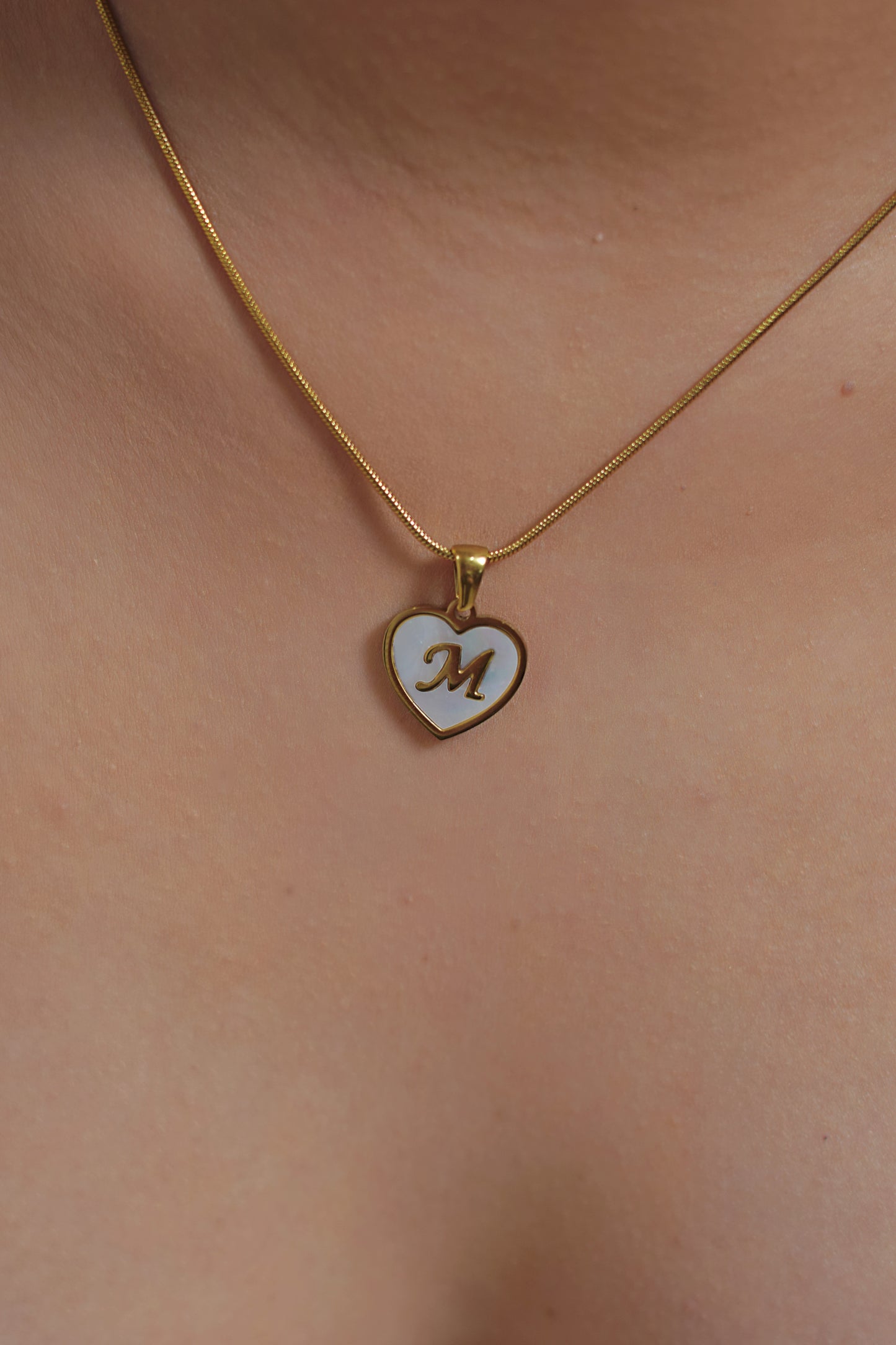 Collar Corazón Inicial