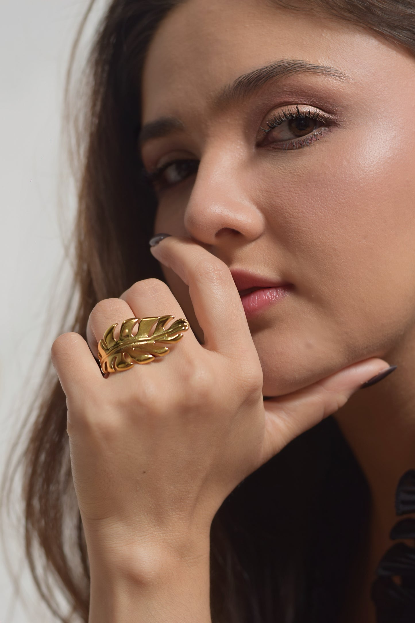Anillo Hoja de Palmera