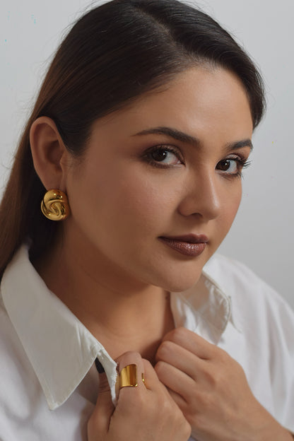Aretes Entrelazado