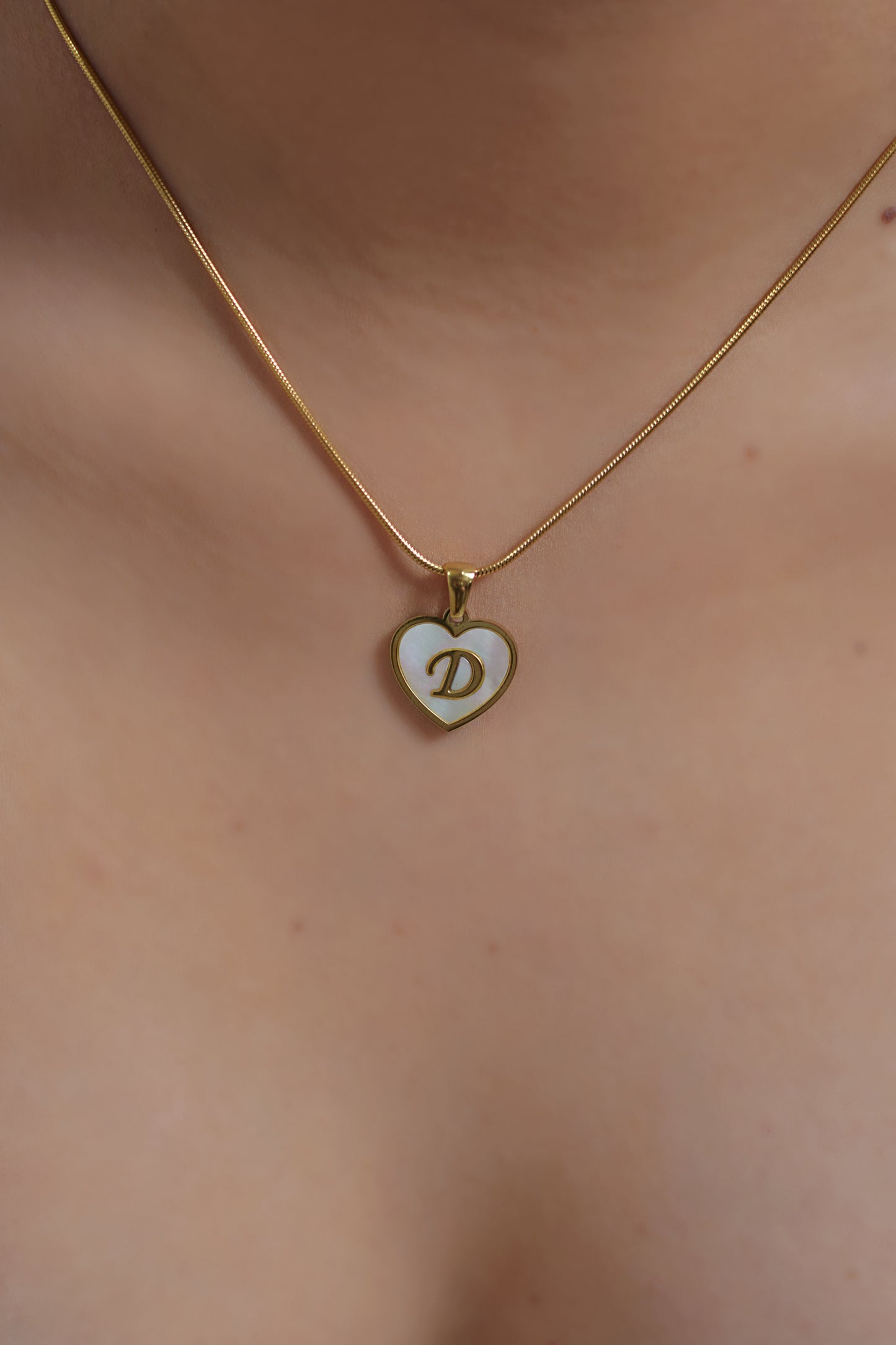 Collar Corazón Inicial