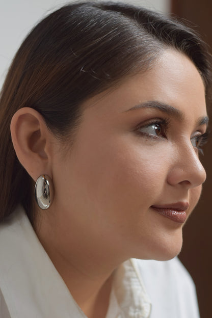 Aretes Aura Oval