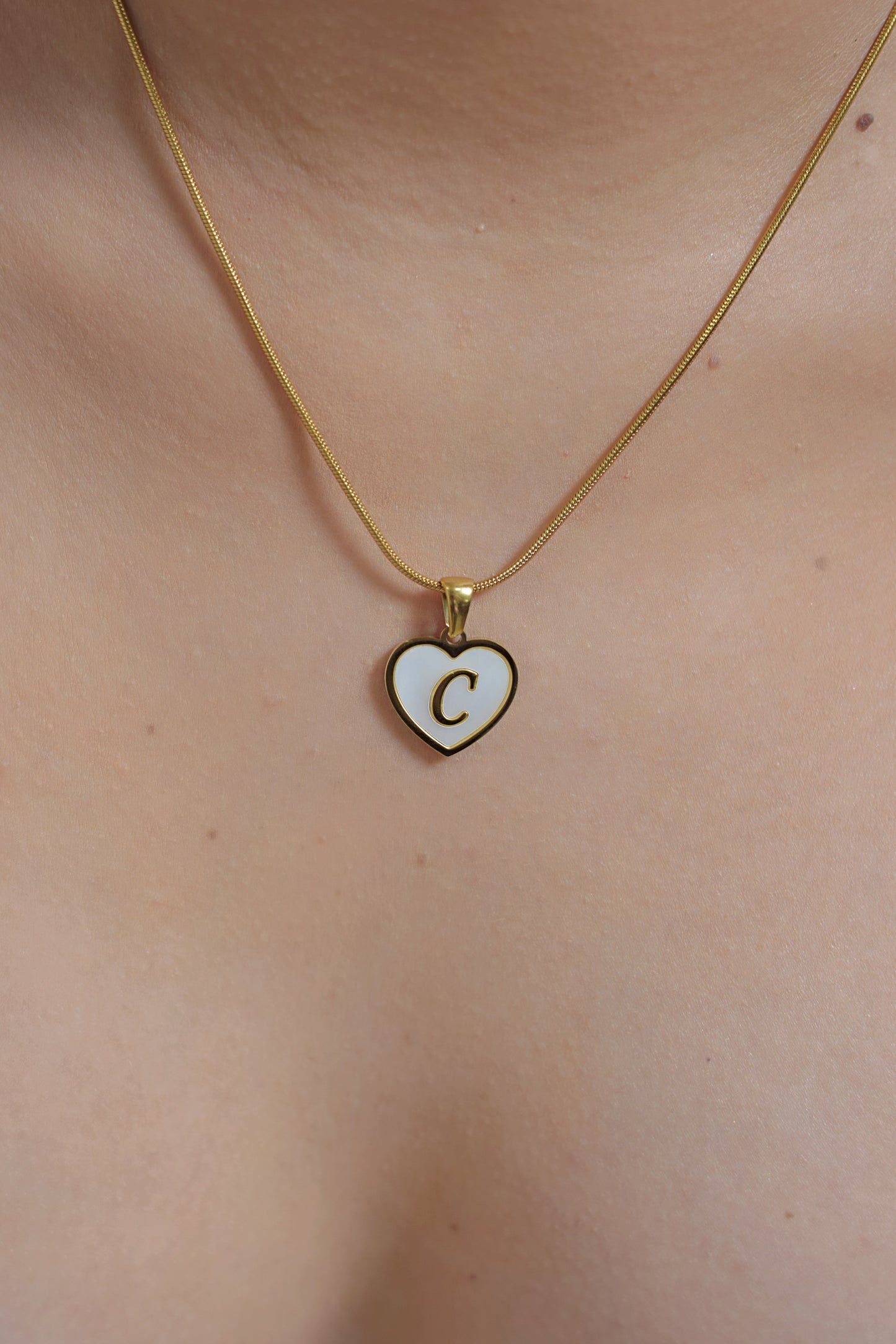 Collar Corazón Inicial