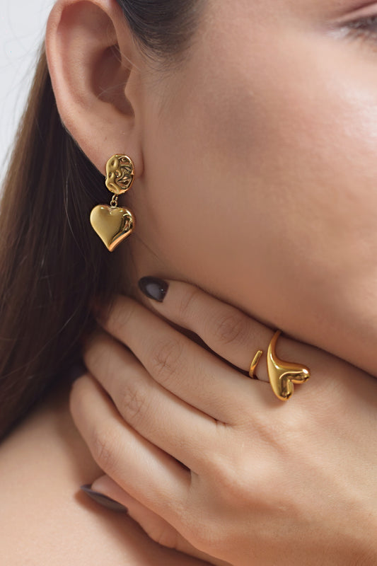 Aretes Amore Dorato
