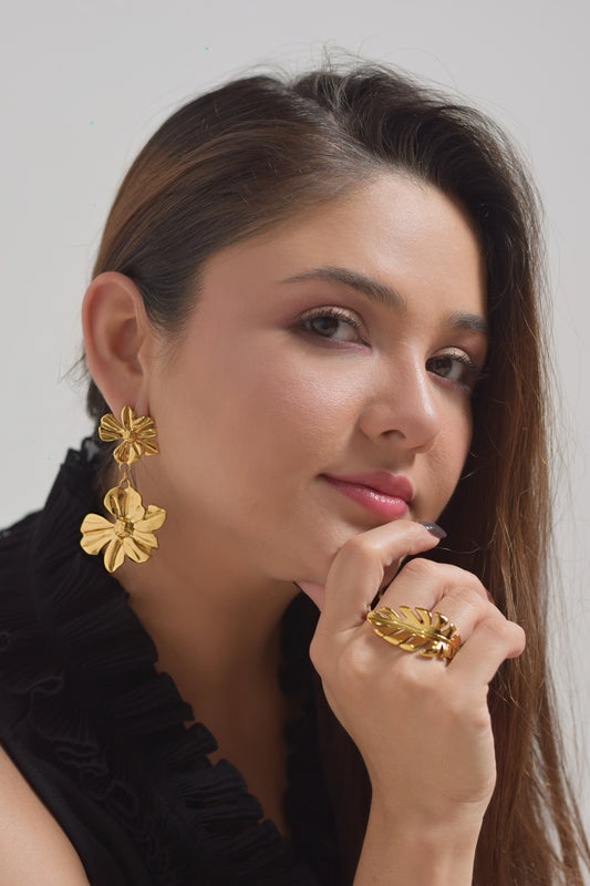 Aretes Flor de Sol