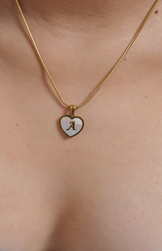 Collar Corazón Inicial